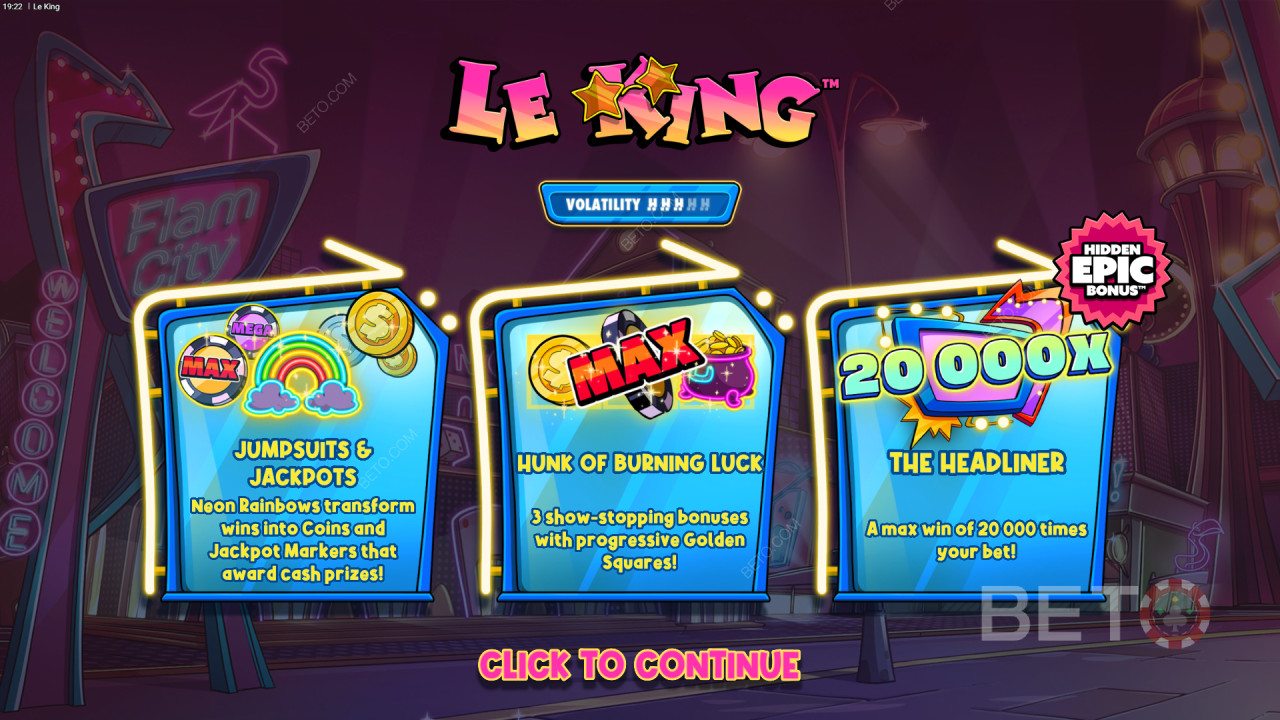 在 Le King 老虎机在线游戏中赢取 20,000 倍投注额！