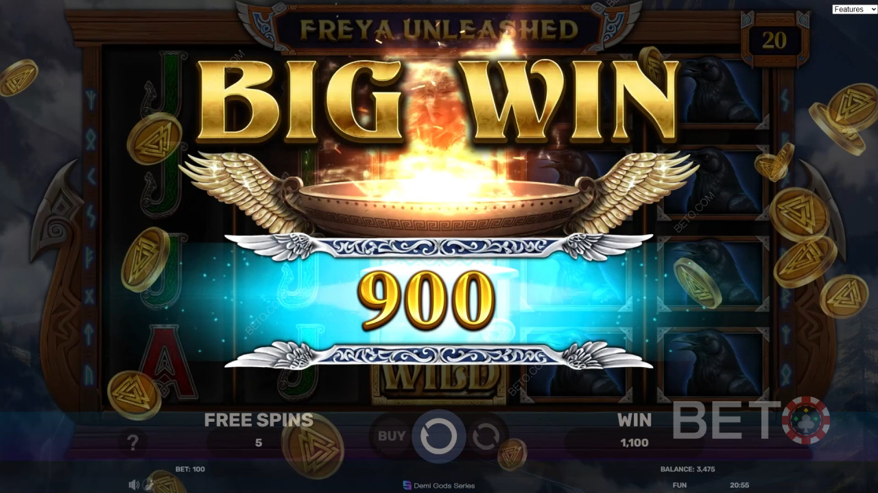 在 Freya Unleashed 在线老虎机中赢取 3,000 倍投注额！