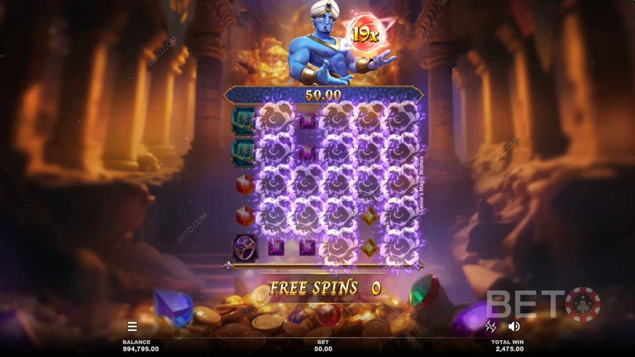 精灵的魔法愿望》中的奖励功能说明Microgaming