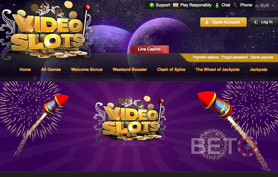 VideoSlots 拥有巨大机会的大型在线赌场