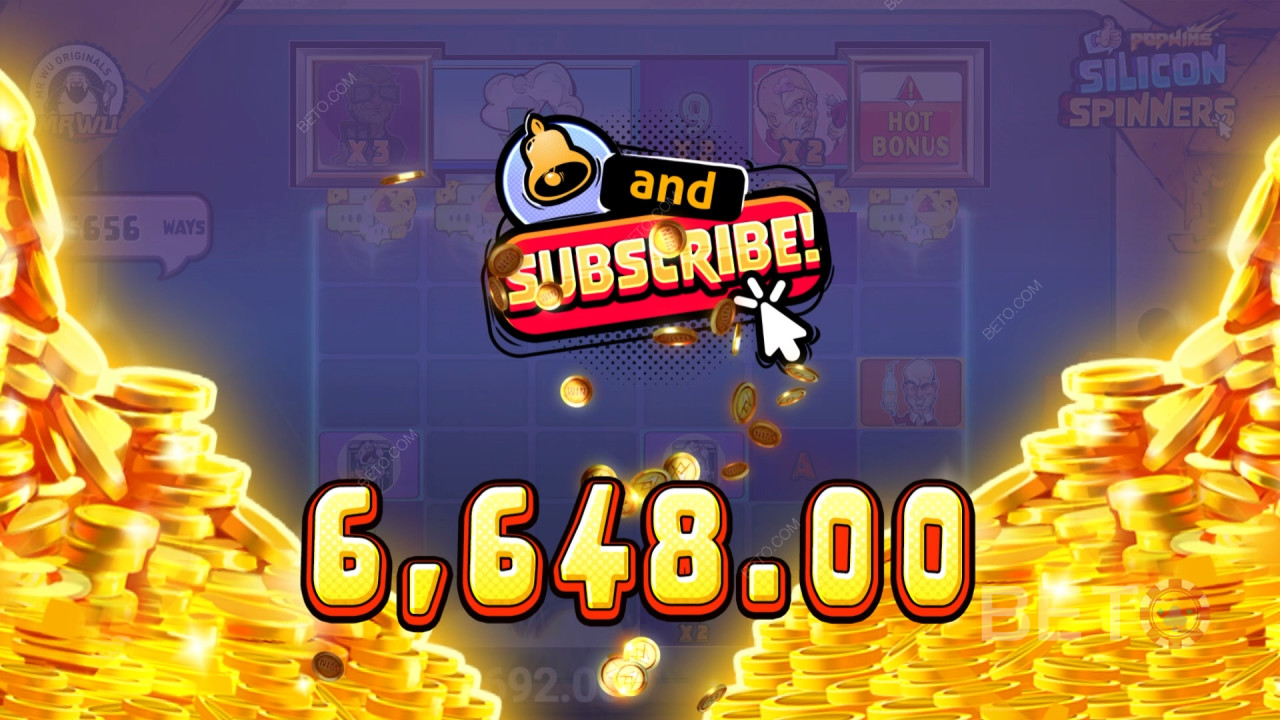 在 Silicon Spinners 在线老虎机中赢取 20,000 倍投注额！