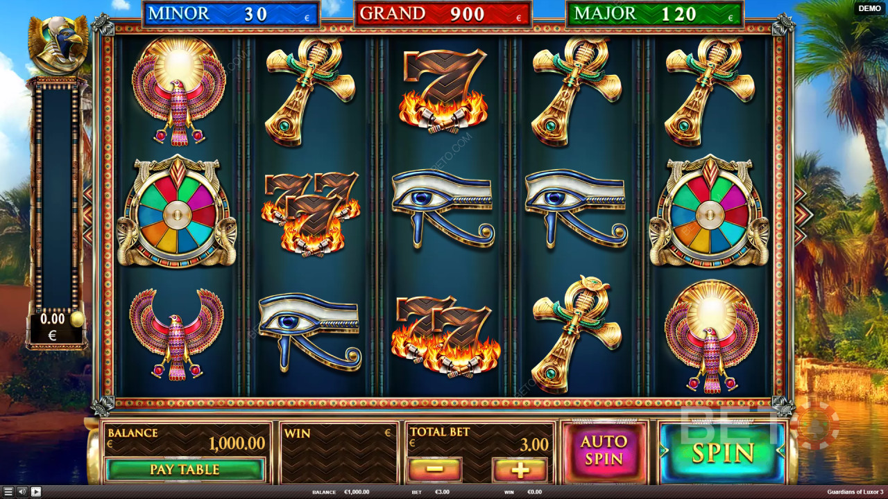 如何玩Red Rake Gaming推出的《卢克索守护者3》