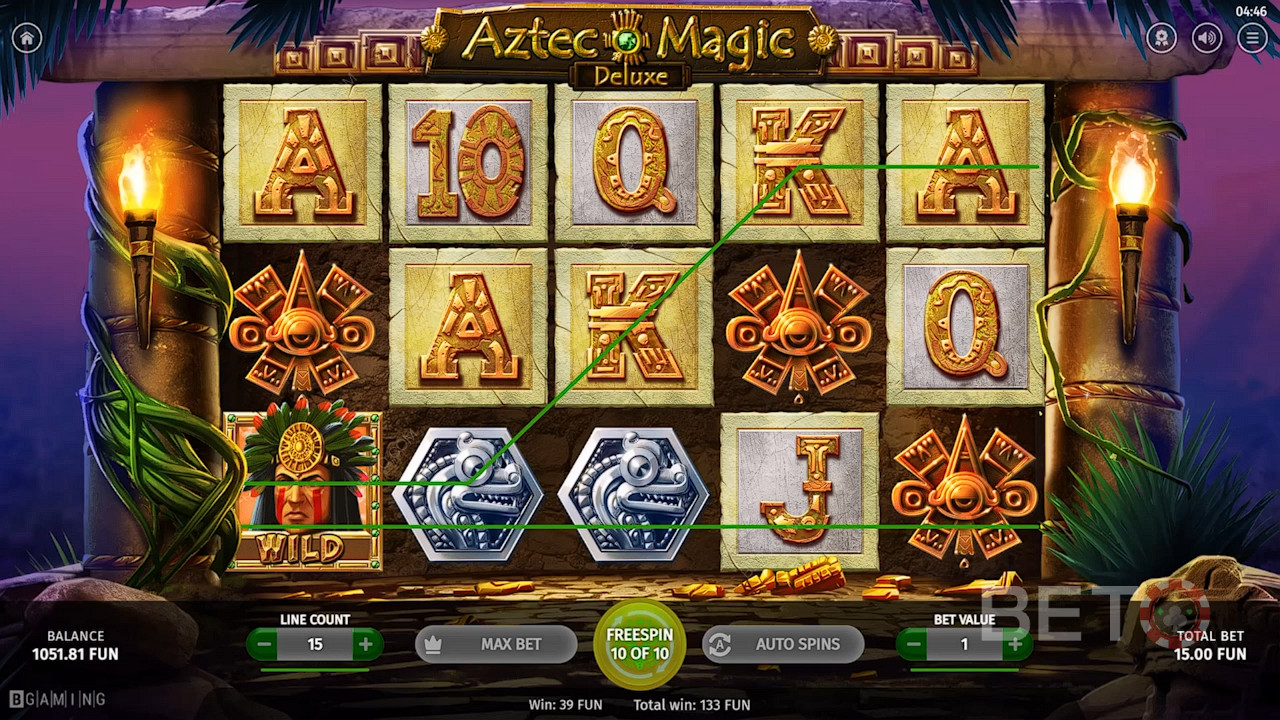 阿兹特克勇士野性将帮助在阿兹特克魔法豪华赌场游戏中创造胜利。