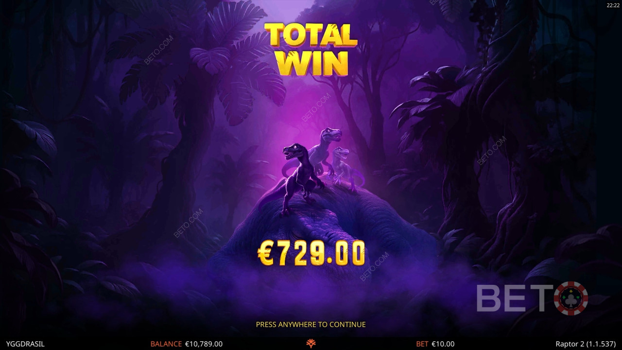 BETO Slots 对《Raptor 2》的评测