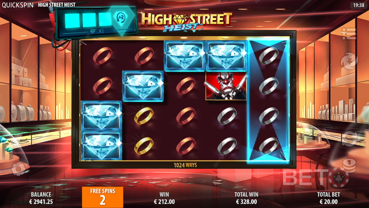 BETO 老虎机对 Highstreet Heist 的评论