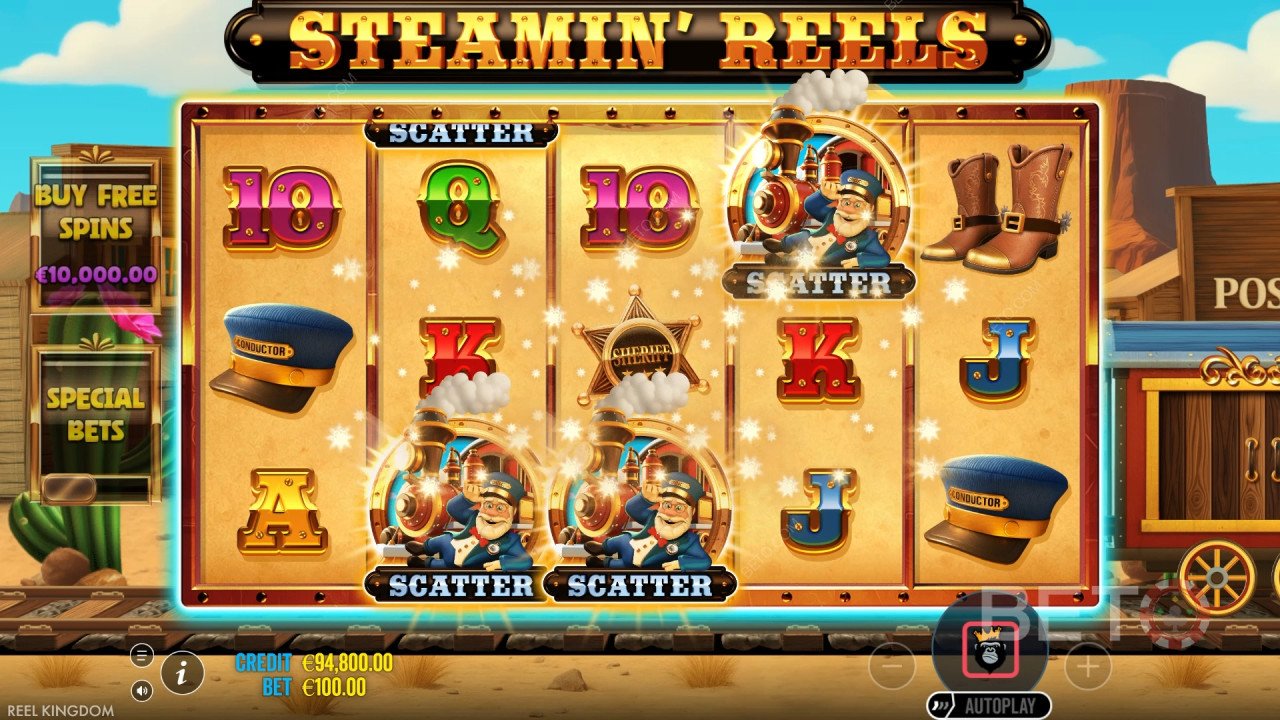 BETO Slots 对《Steamin