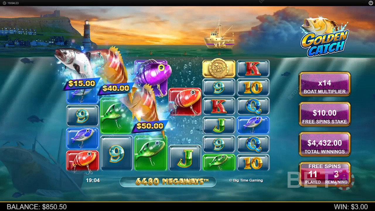 Golden Catch 免费游戏