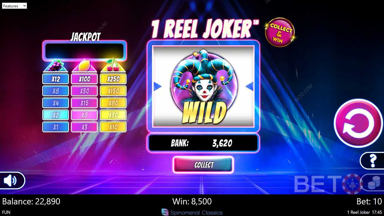 1 Reel Joker 评论：BETO 老虎机