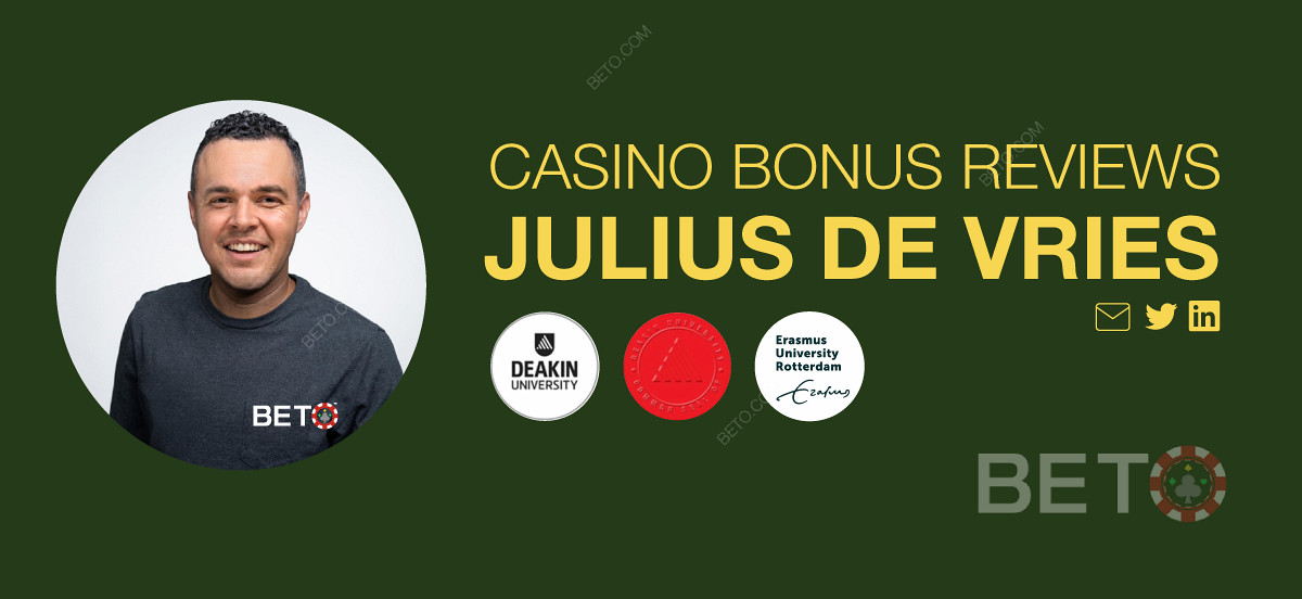 朱利叶斯-德-弗里斯是一名认证的赌博专家和作家