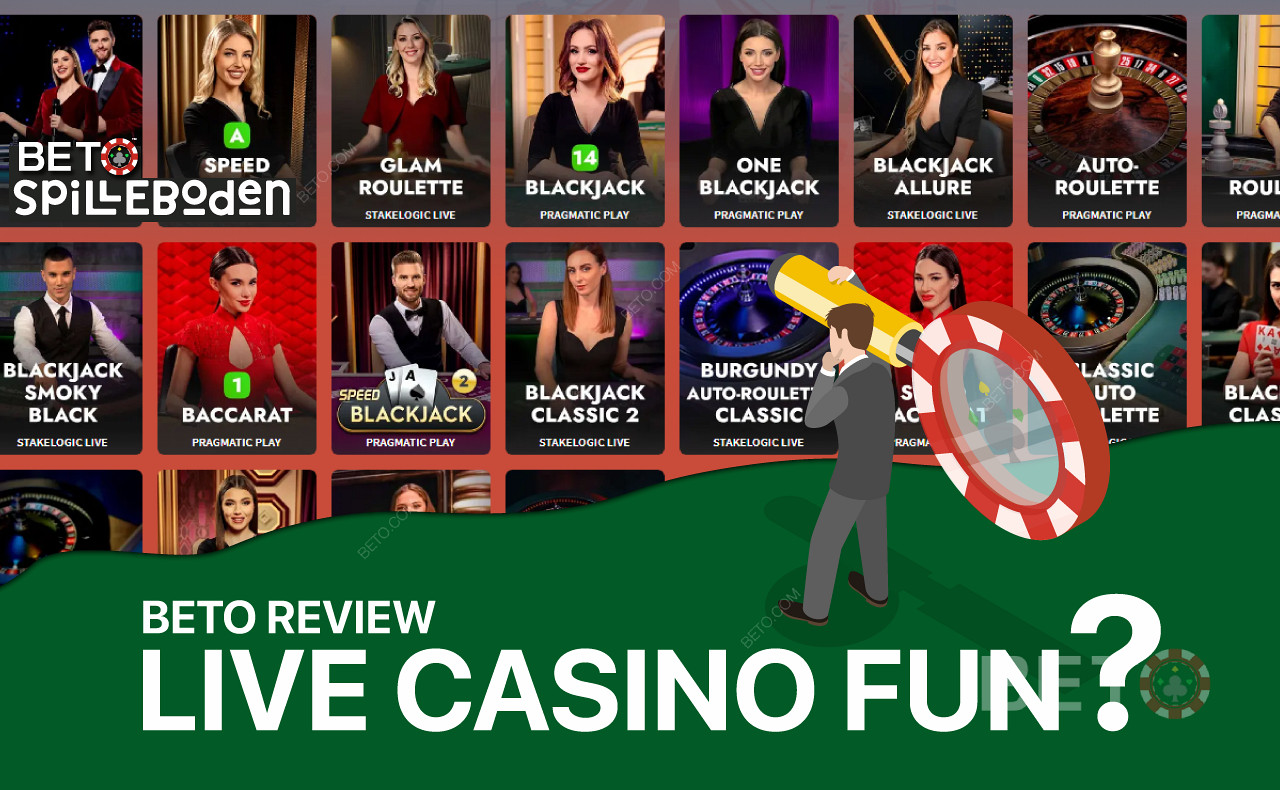 我们正在测试 Spilleboden 提供的 Live Casino 是否值得您花费时间。