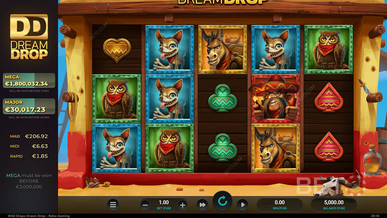Wild Chapo Dream Drop 免费游戏