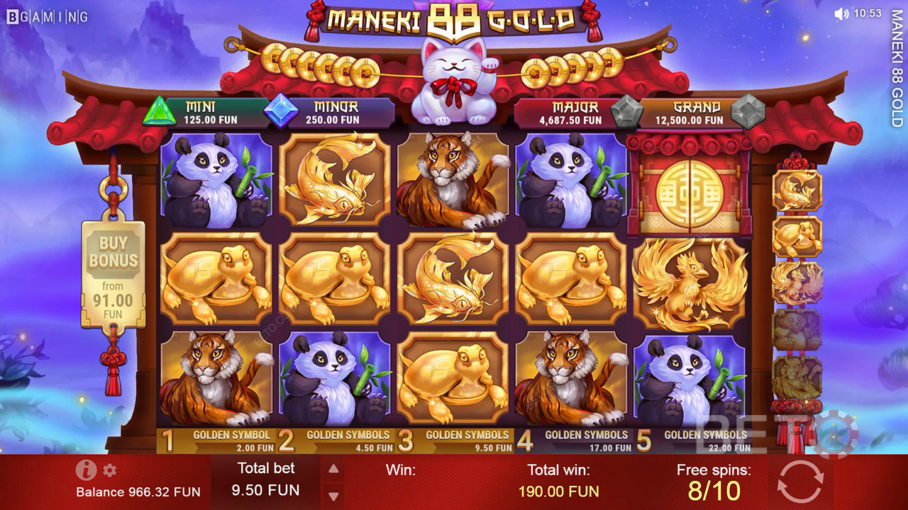 Maneki 88 Gold 评论 by BETO Slots