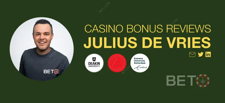 赌场奖金和条款的评论员朱利叶斯-德-弗里斯。