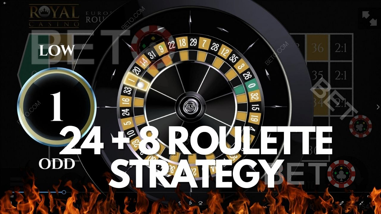 24 + 8 轮盘赌策略 - 赌场投注系统解释
