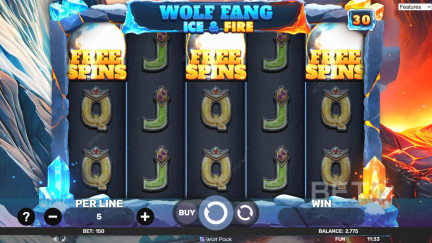 (2025) Wolf Fang - Ice & Fire老虎机 - 免费畅玩和评论